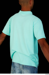 Aaron blue t-shirt dressed upper body 0006.jpg